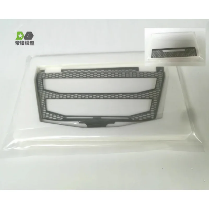 Metal Mirror Air Intake Cover Add Lights Accessories for 1/14 Tamiya RC Truck Trailer Tipper Volvo F16 56360 DIY Upgrade Parts