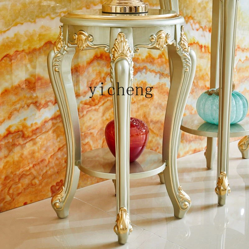 

TWR Villa Decorative Floor-to-Floor Flower Pot Shelf Wooden Bonsai Shelf Indoor Flower Shelf