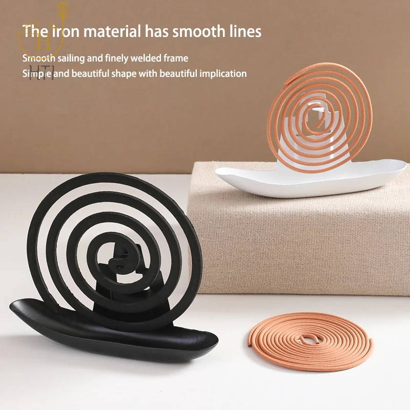 Wall-Mounted Mosquito Coil Holder Coil Incense Burner Frame Modern Repellent Incense Rack For Household Bedroom Patio