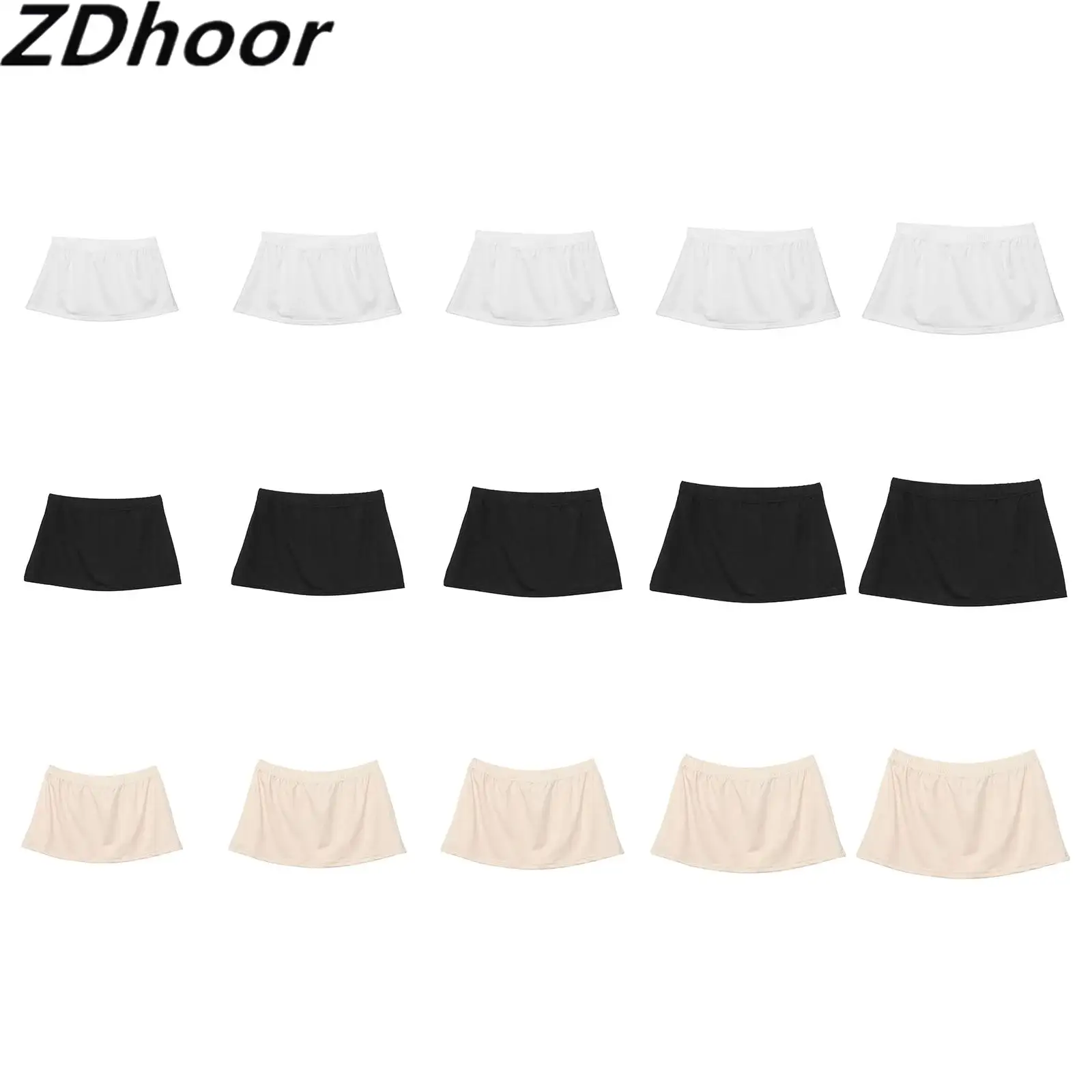 Women Hip-covering Half-skirt Butt Flap for Sweater And Sweatshirt Hem Fashion Base Short Skirt for Daily Wear