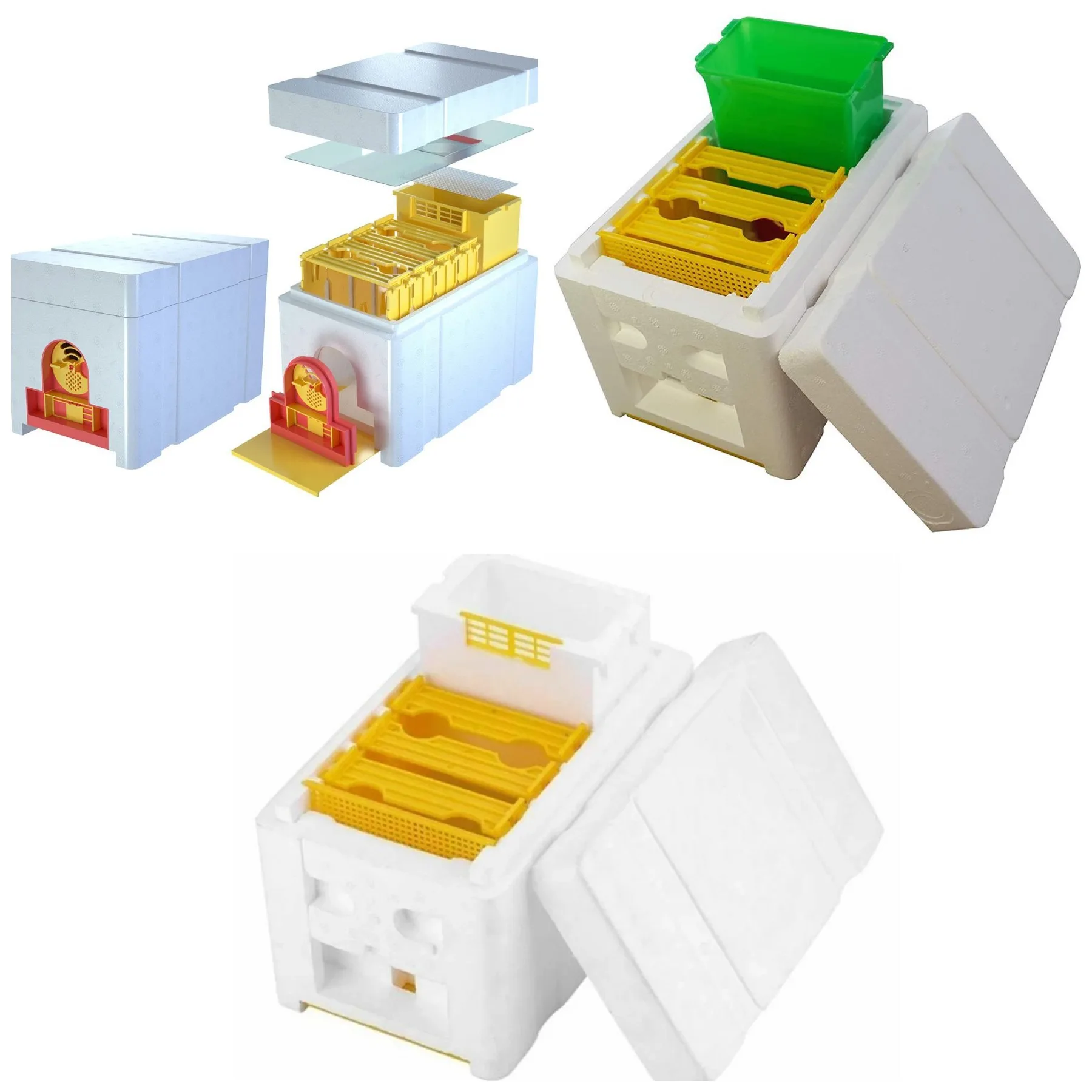 

Beekeeper Garden Pollination Breeding Case Beekeeping Equipment Queen Bee Breeding Box Bee Mating Box Foam Bee Hive Box