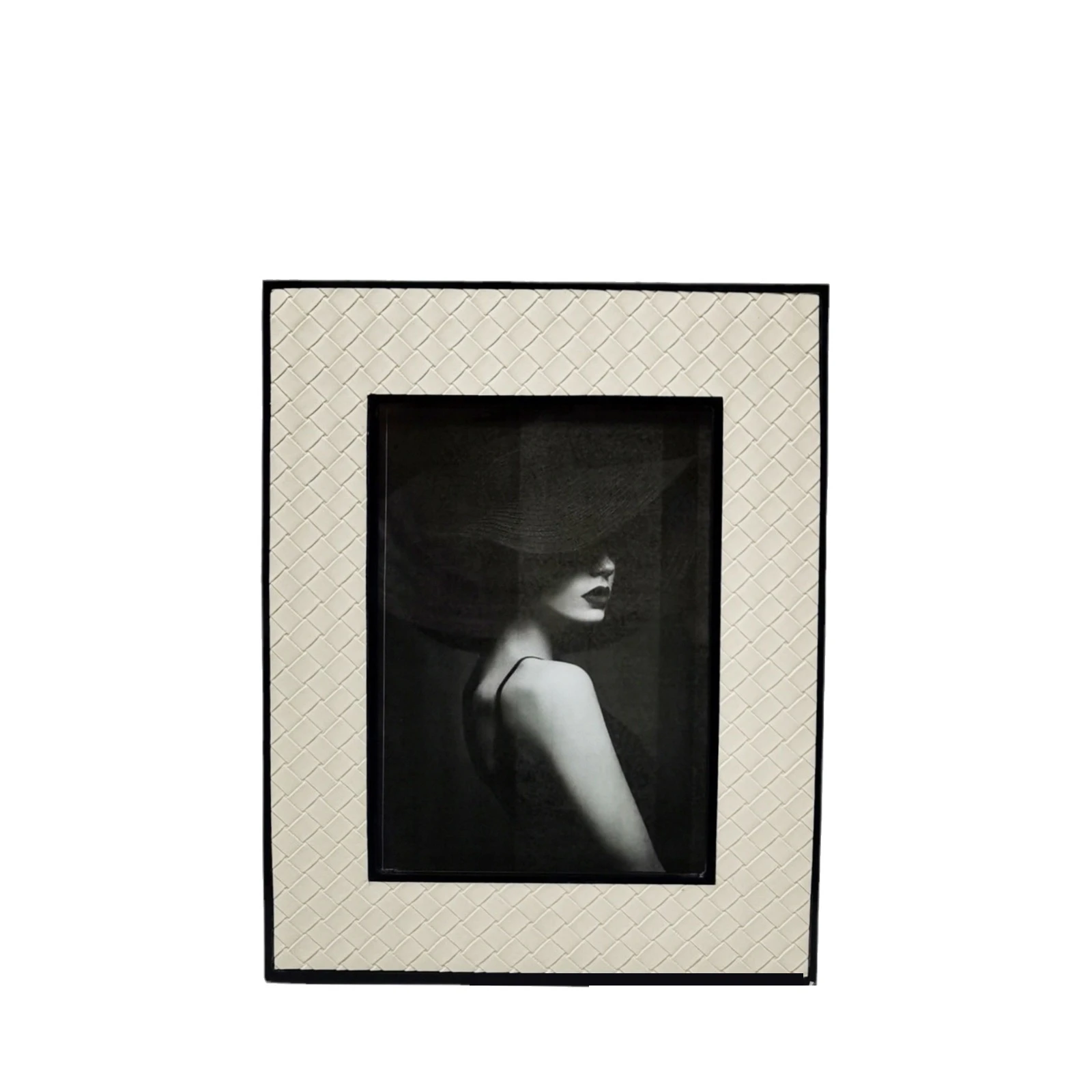 Modern Luxury Leather Picture Frame Home Decor