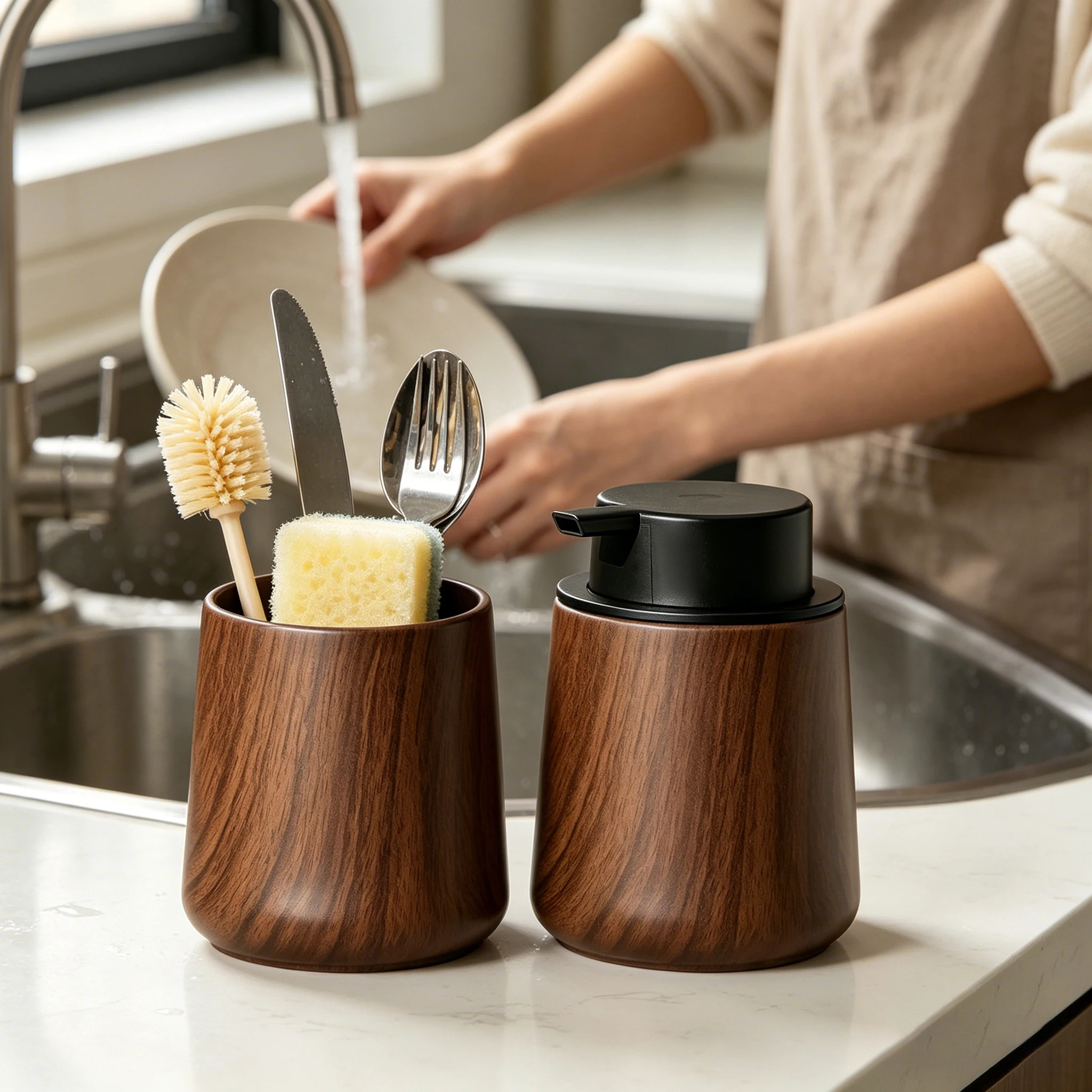 Elegantes Handseifenspender- u – Home Essentials Bathroom Organizer Bewertung und Preis