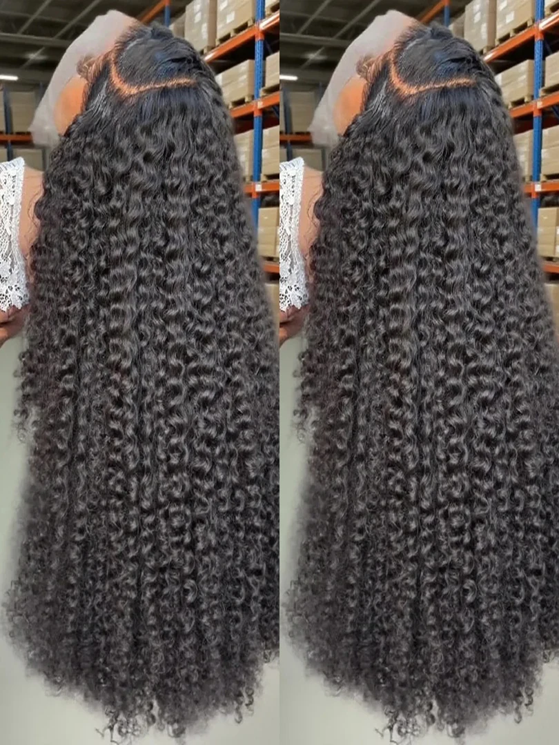 

7x5 Glueless Wigs 40 46 Inch Deep Wave 13x6 13x4 Hd Lace Front Human Hair Wig 300% Density Water Curly 360 Lace Frontal Wigs