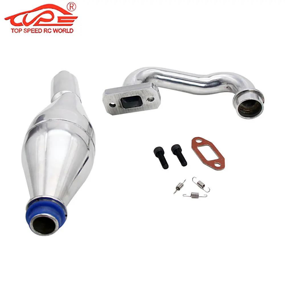 Exhaust Pipe Tuned Pipe for 1/5 FS Racing FG Rovan Big Monster Truck Rc Car Parts