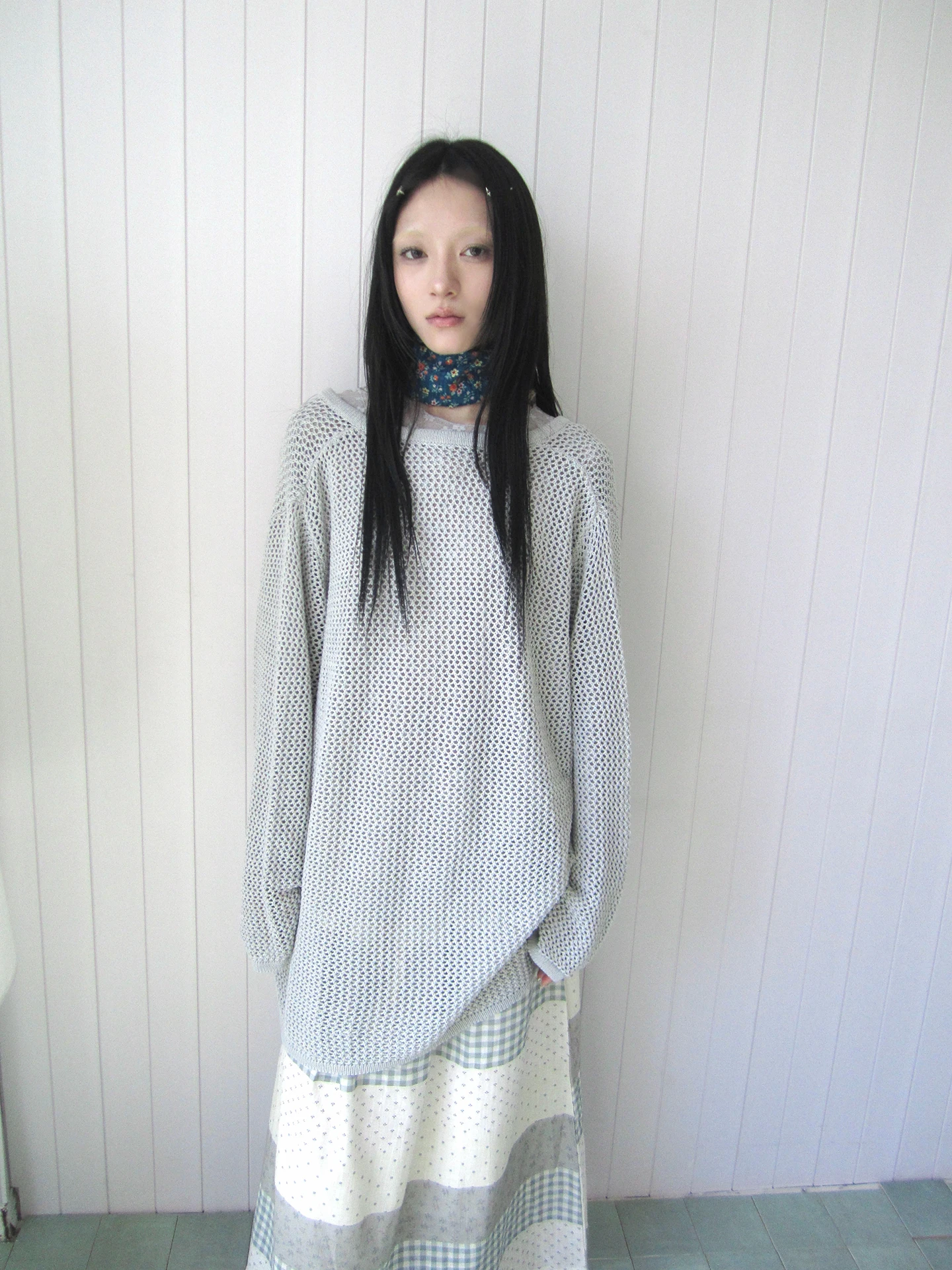 

Angproject 318 Новая легкая ажурная тонкая вязаная кофта свободного кроя, стройнящая, средней длины, с длинным рукавом, модный женский топ