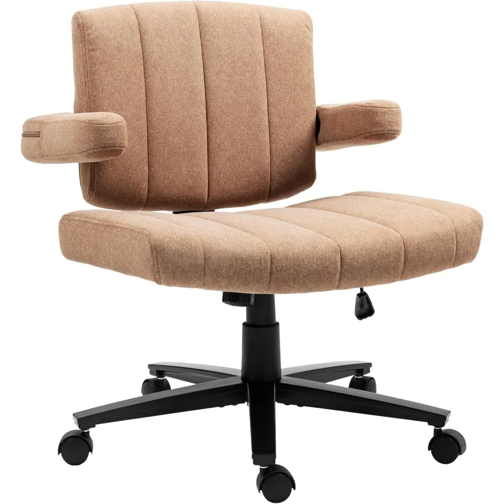 

Criss Cross Wheeled Chair - Adaptable Comfort for Every Need, High-Backed, with Adjustable Wide Armrests, Anti-Skid Fabric