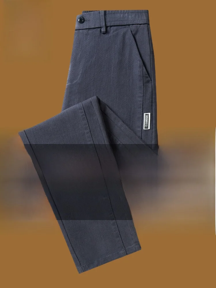 

Мужские свободные брюки прямого кроя Kangaroo с эластичным поясом, повседневные, утепленные, осенне-зимние, длинные, теплые, удобные, для папы