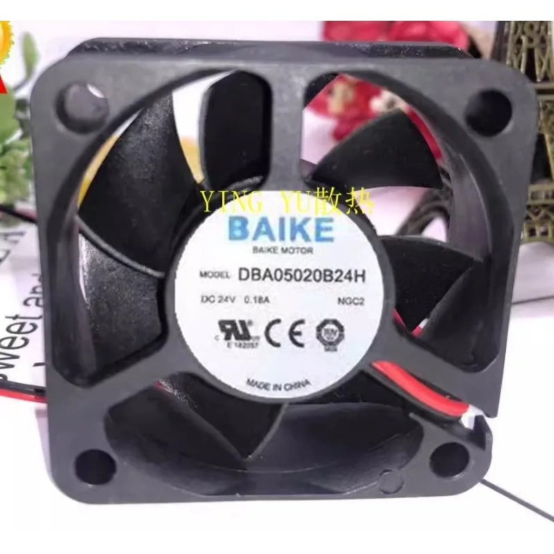 

New CPU Cooler Fan for BAIKE DBA05020B24H 24V 0.18A 5020 Inverter Cooling Fan 50*50*20mm