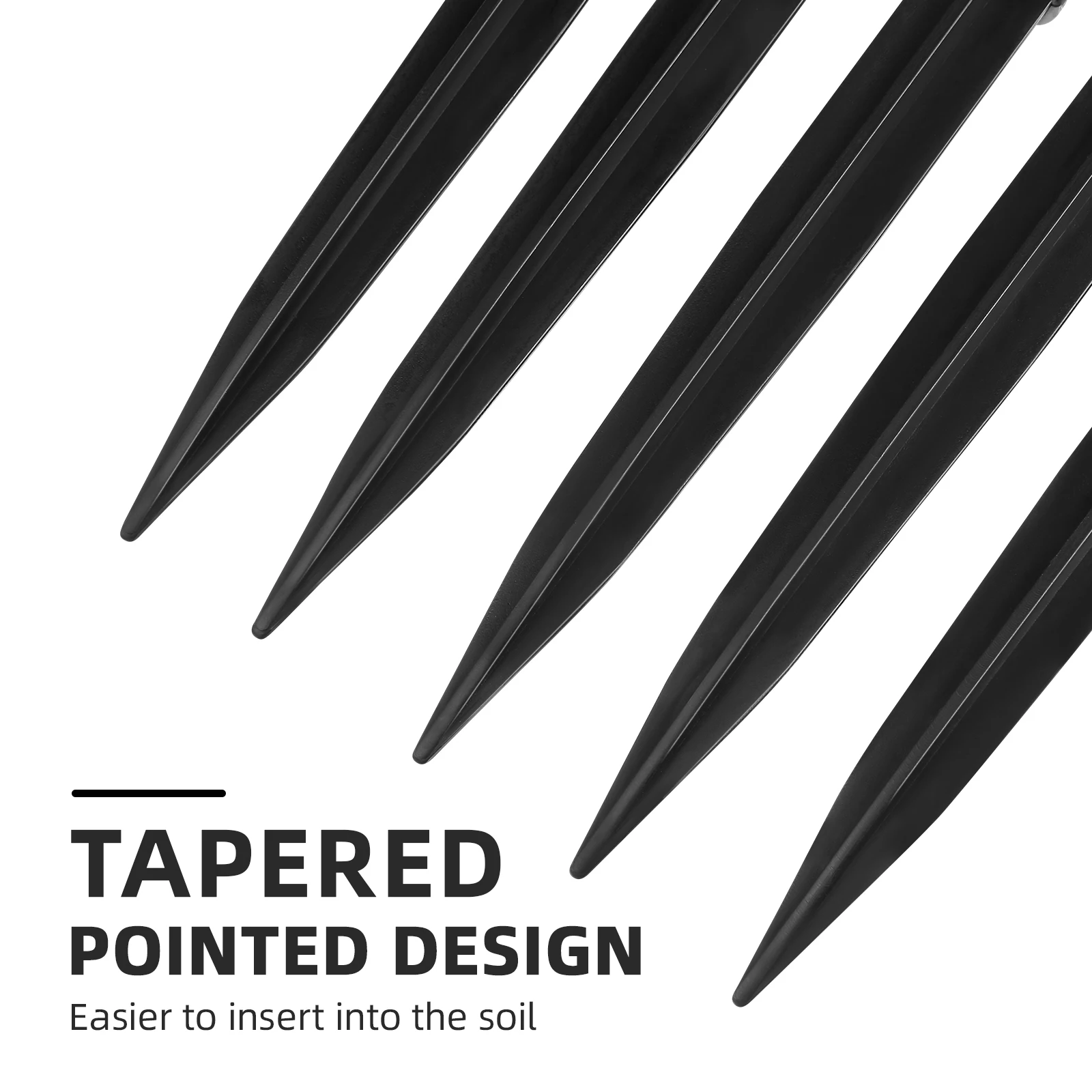 

20pcs Plastic Ground Stakes For Garden Led Lights Landscape Light Spike Outdoor Lawn Lamp Decorative Stake Party Festival