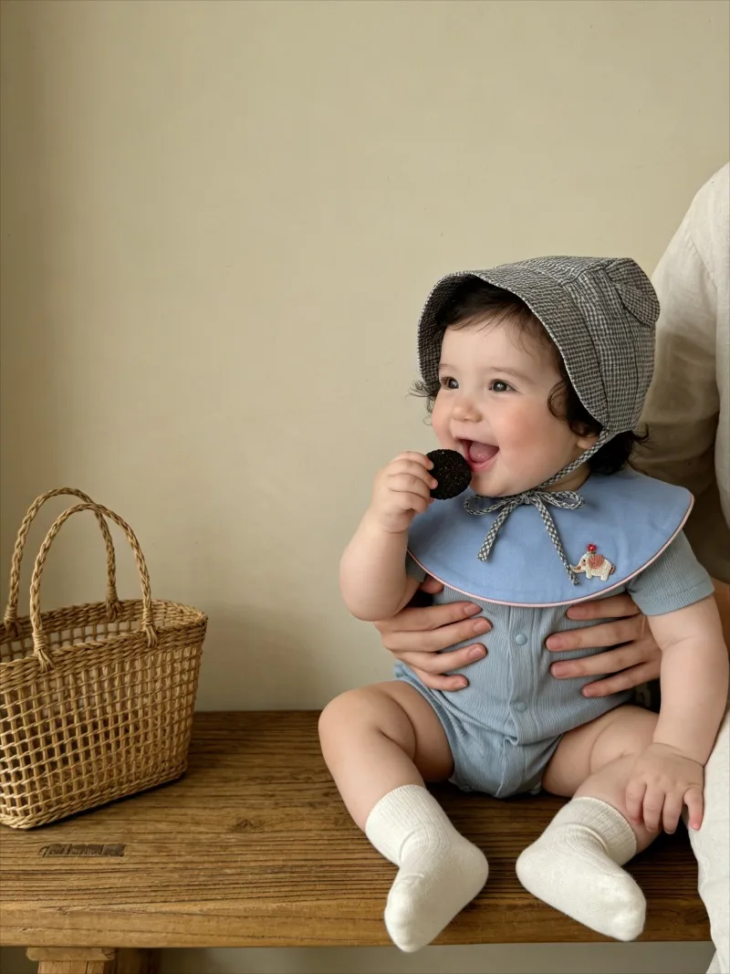 Summer Baby Clothes Newborn Summer Thin Short-sleeved One-piece Bodysuits Modal 10A Antibacterial Class A Cool-feeling Rompers
