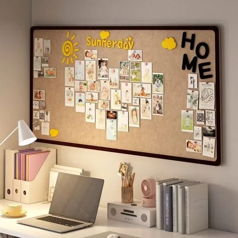 Felt Corkboard Photo Wall Backdrop No Drill Wall Sticker Polaroid Display Felt Board Photo Wall Photo Storage Display Wall