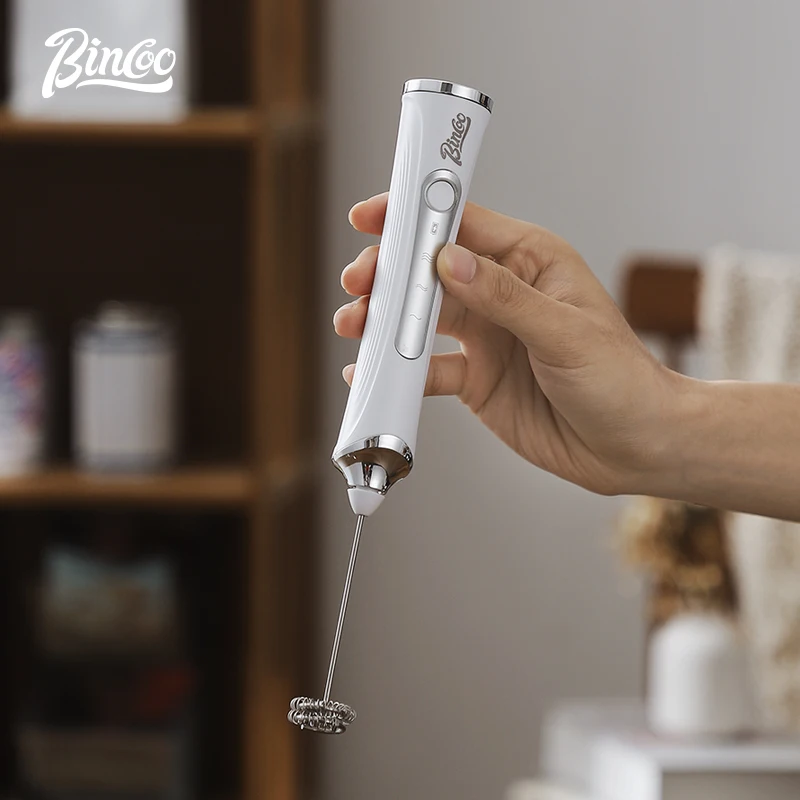 Bincoo Multifunctionele elektrische melkopschuimer Koffie Latte Maker Gespecialiseerde melkopschuimer Gereedschap Barista Accessoires Oplaadbaar