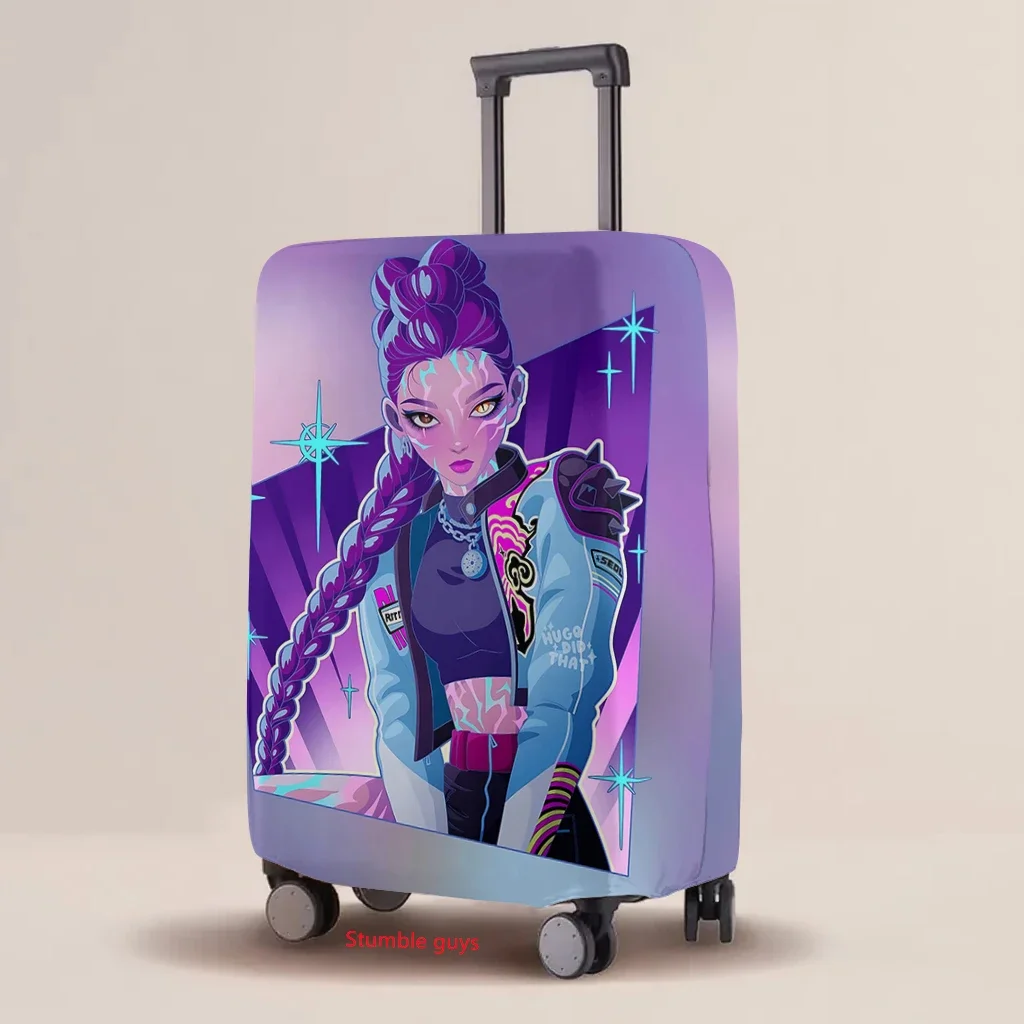 غطاء حماية للأمتعة الكرتونية Kpop Demon Hunters غطاء حقيبة مرن مقاوم للاهتراء #2