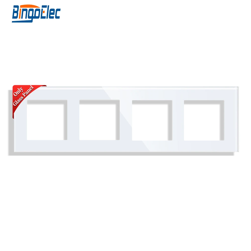Bingoelec Tuya ZigBee Smart Licht Schalter Relais Modul zigbee Touch Schalter Funktion 1/2/3/4gang Glas Panels EU Wand Smart Buchse Teile 5