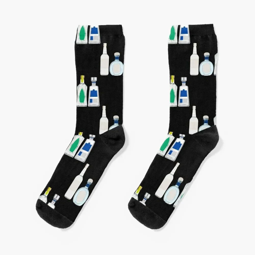 Tequila Bottles Socks Argentina basketball gym cute Men's Socks Women's