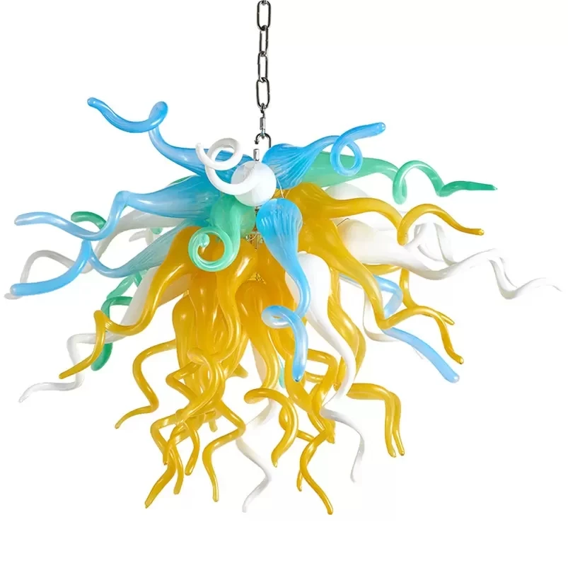 Exquisite Suspended Hand-blown Glass Pendant Light - 100% Craftsmanship