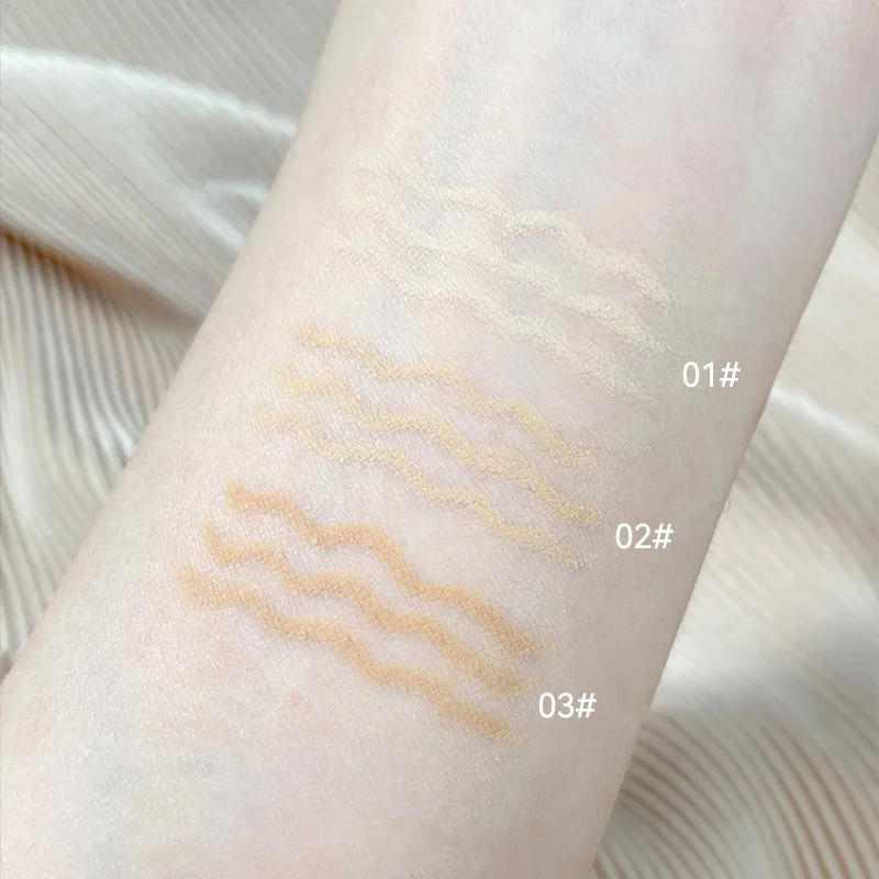 GECOMO light-sensitive concealer pen, concealer liquid, facial cover-up for dark circles, acne marks, spots, and under-eye pen