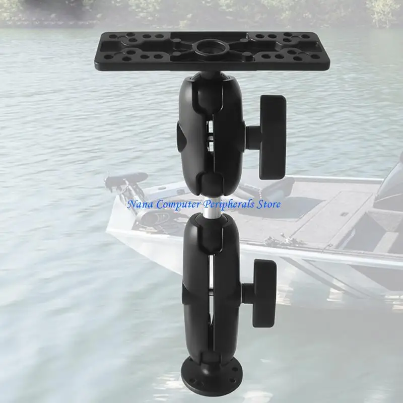 F68C Aluminum Fish Finders Support Base Universal for Multiple Brands of Marine Electronic Devices