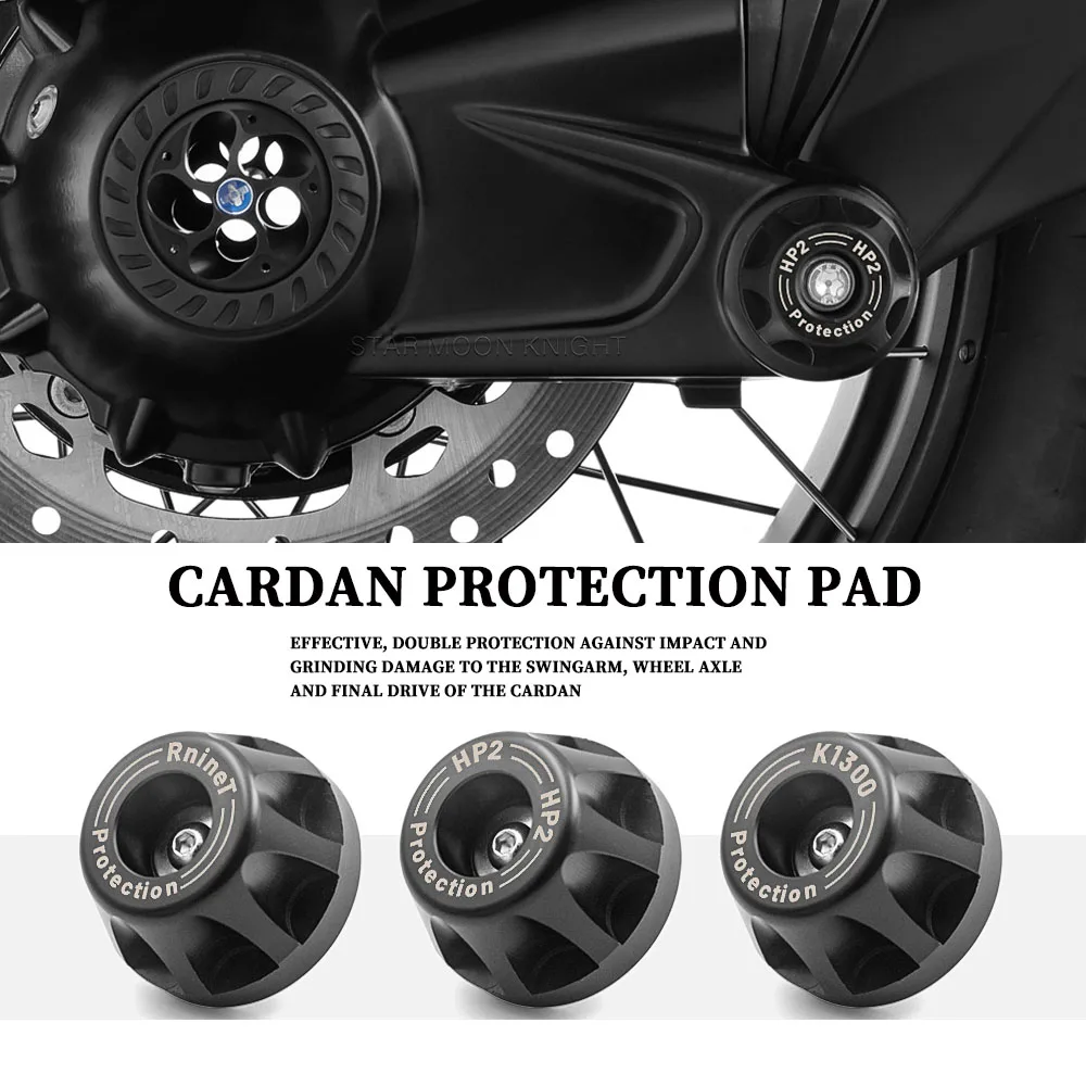 Motorcycle Wheel Universal Protection Pad Frame Slider Anti-Fall Crash Pad for BMW T RnineT K1300 1200 R S GT HP2