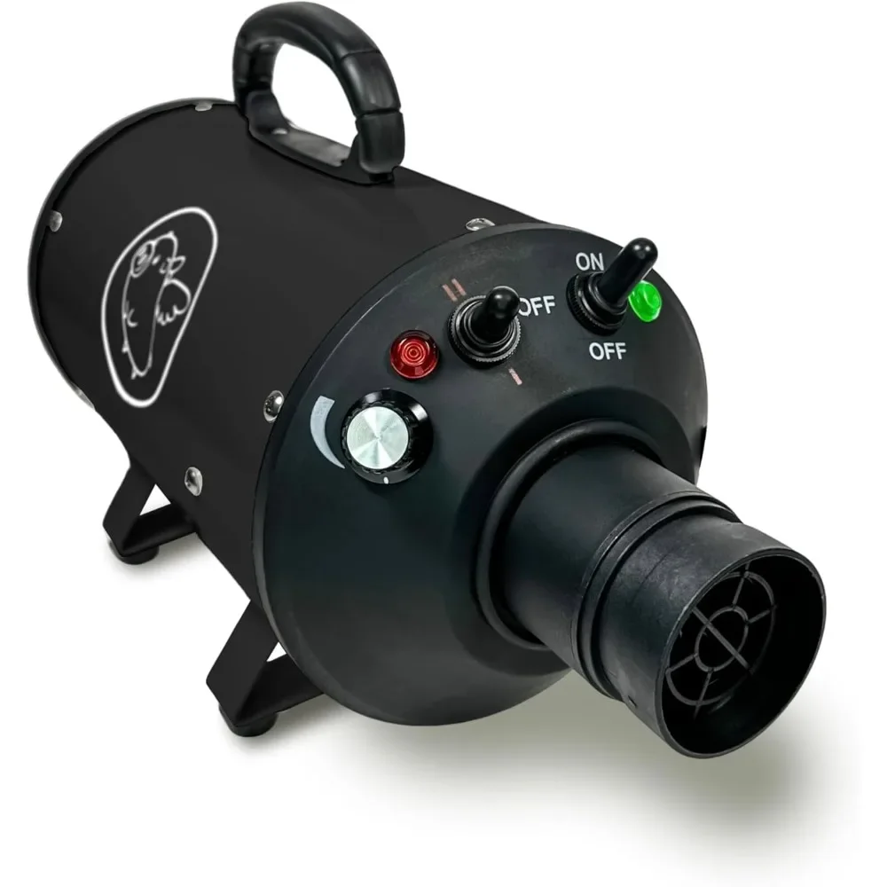 

Высокоскоростная сушилка для груминга животных с нагревателем для собак и кошек, быстрая сушка, тихий вентилятор, регулируемая температура, 2 скорости