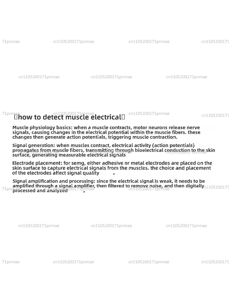 Dry Electrode SEMG Sensor EMG - Muscle Sensor Emg 리뷰 및 가격