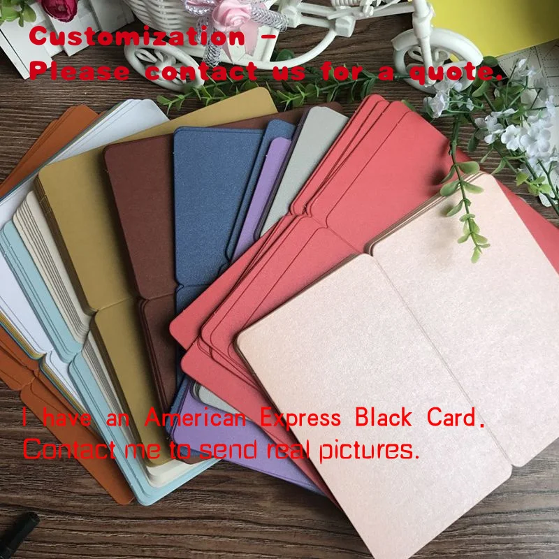 

custom.Personalized Foil Business Card Jewelry Authenticity Printed High Quality Retail Durable Thick Paper