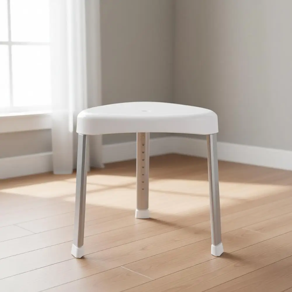 

Регулируемое сиденье для душа — грузоподъемность 300 фунтов, нескользящее, сборка без инструментов, соответствует стандартам TAA