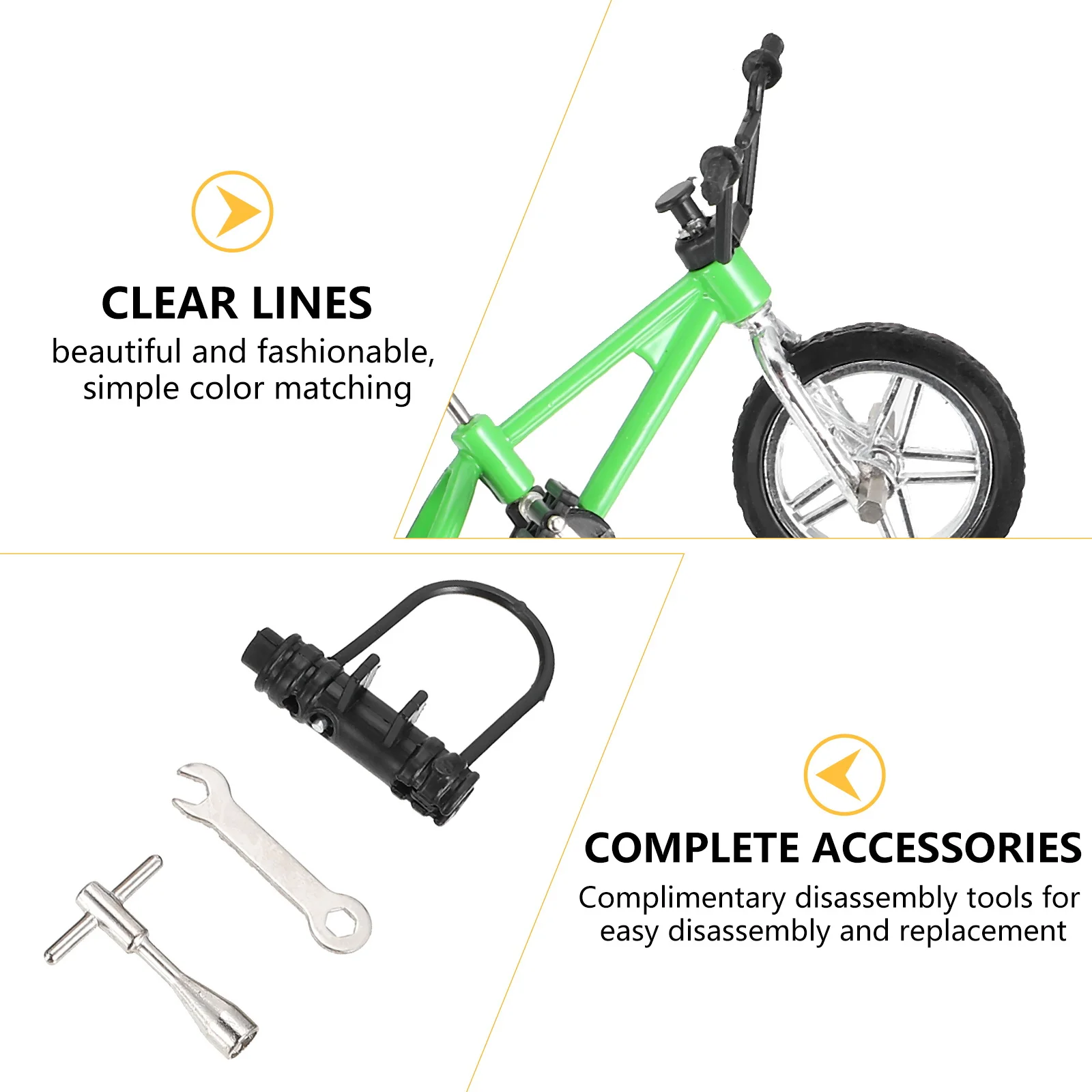 

1Set Finger Mini Bike Alloy Mountain Desktop Finger Bicycle Mtb Simulation Durable Collectable Birthday Gift for Kids Children
