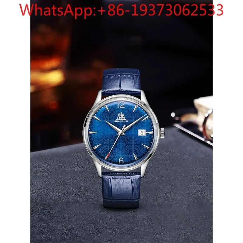 

Customized Watch Automatic Mechanical Watch Men's Tribute Series White Plate Domestic Watch Genuine
