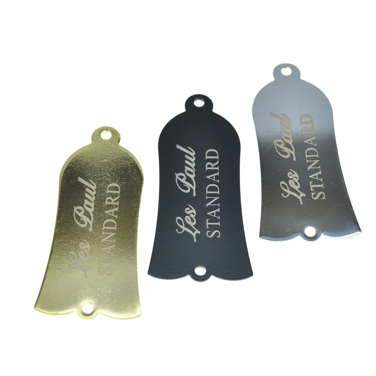 KAISH Metal Iron Truss Rod Cover CUSTOM/STANDARD Printed Truss Rod Cover with White Letters for USA Gibson LP/SG