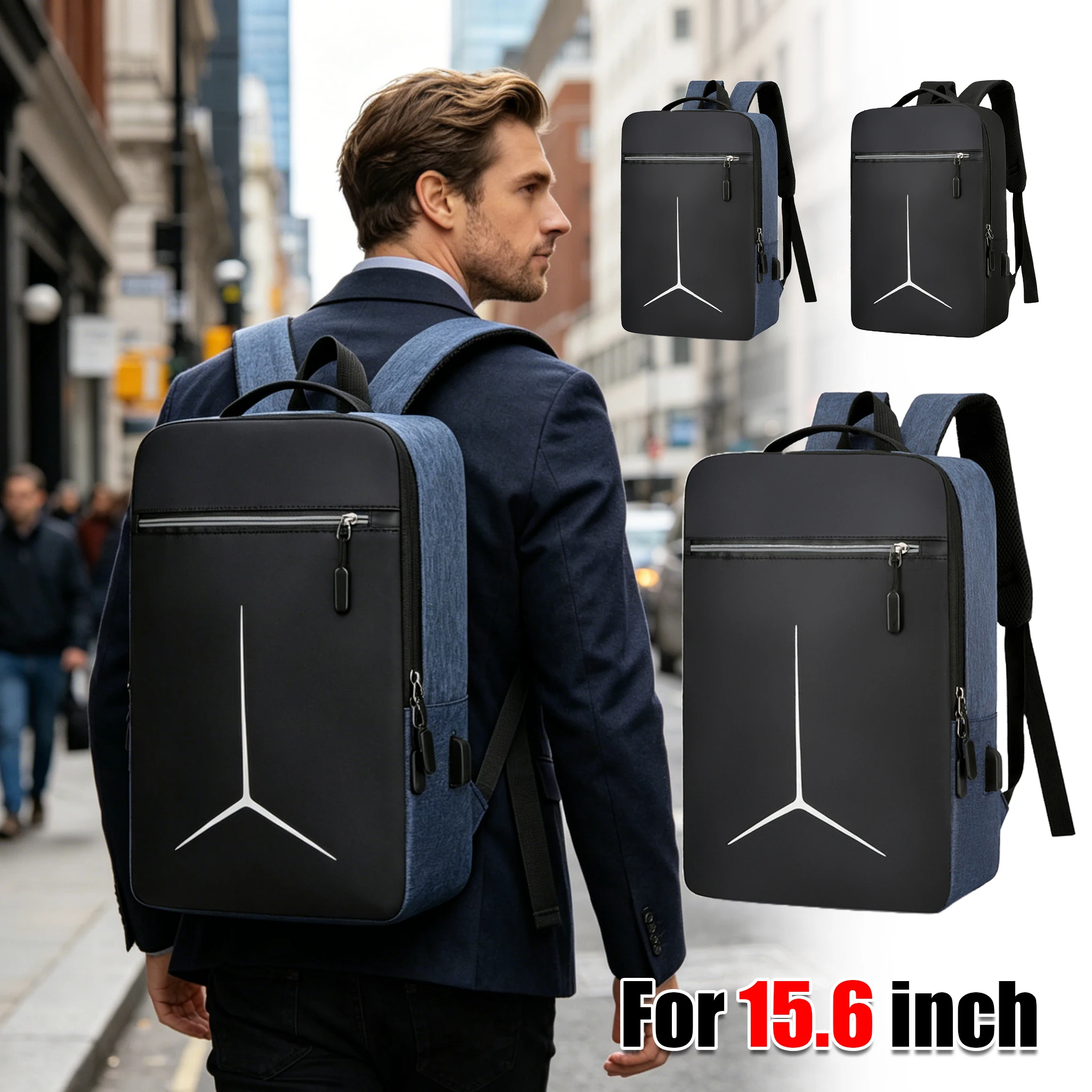 

New Anti Theft USB Waterproof Hard Case Travel Smart Laptop Motorcycle Backpack Man EVA Fashion Business Shell