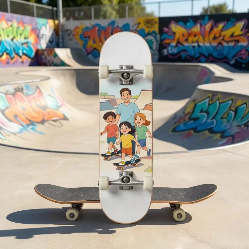 Custom Maple Skateboard Deck, UV Printing, MOQ 1, Exclusive Personalized Board To Bring Joy and Joy To Your Ride