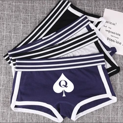 Women Girl Sport Panties Queen of Spades Underwear for Women Short Pants Cute Print for Women Cotton Underwear Comfortable Short