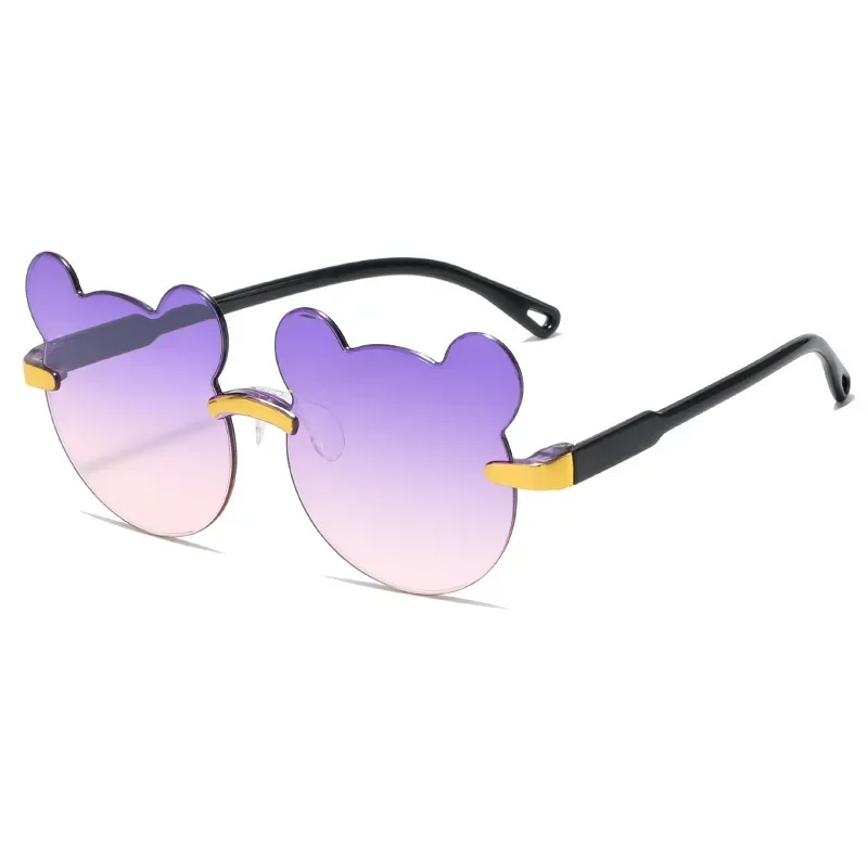 New Children's Fashion Sunglasses Girl Cute Little Bear Fashion Sun Glasses Outdoor Shading for Boys Eyewear UV400 Oculos De Sol