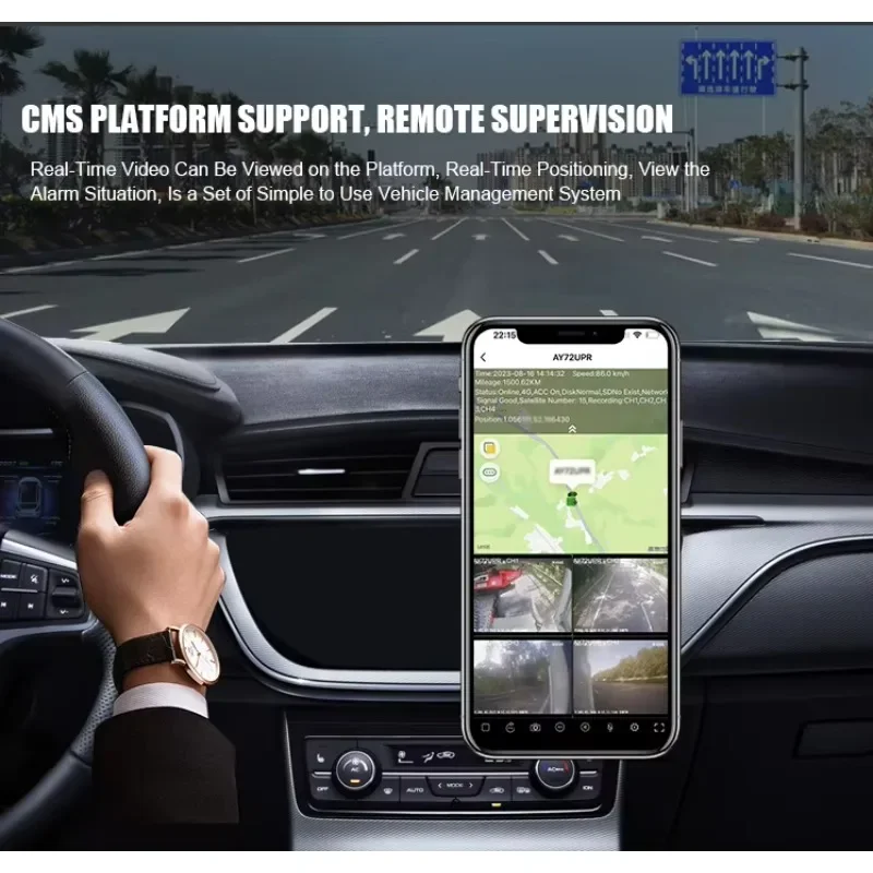 2 Channel 4g Gps Car Dvr Video Recorder Driving Recorder H.265 4ch Two 256g Tf Card Kit Car Bus Cctv Dvr Box Vehicle Dash Camera