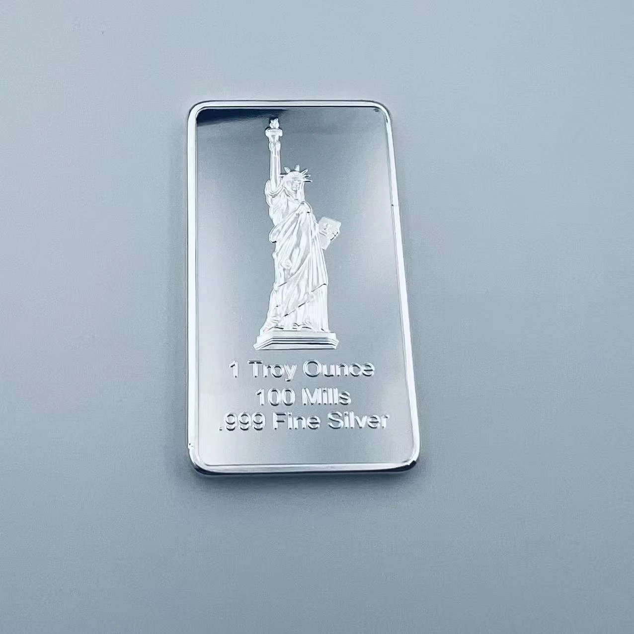 American Liberty Freedom Silver Bar Non Magnetic 1 OZ Silver Plated Decoration Coin