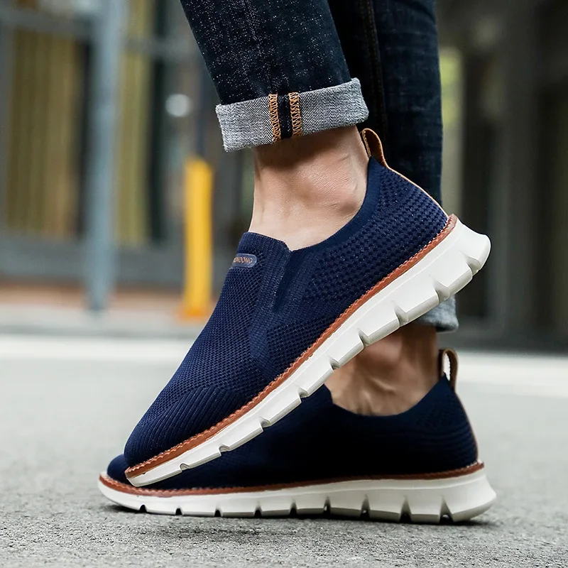 Hoge Kwaliteit Mannen Sneakers Schoenen Mannen Loafers Mode Ademend Mesh Man Casual Dansschoenen Mannelijke Trainer Zapatillas Hombre