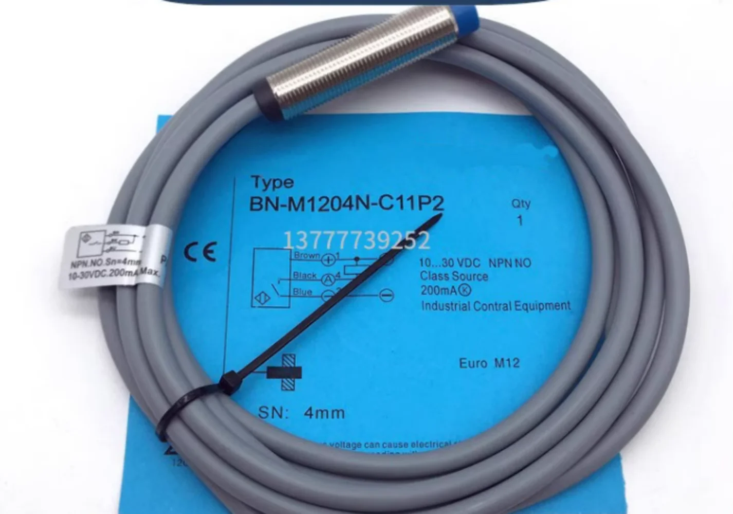 

2pcs Proximity switch BN-M1204N-C11P2/BB-M1204P-C11S12 Metal Sensor