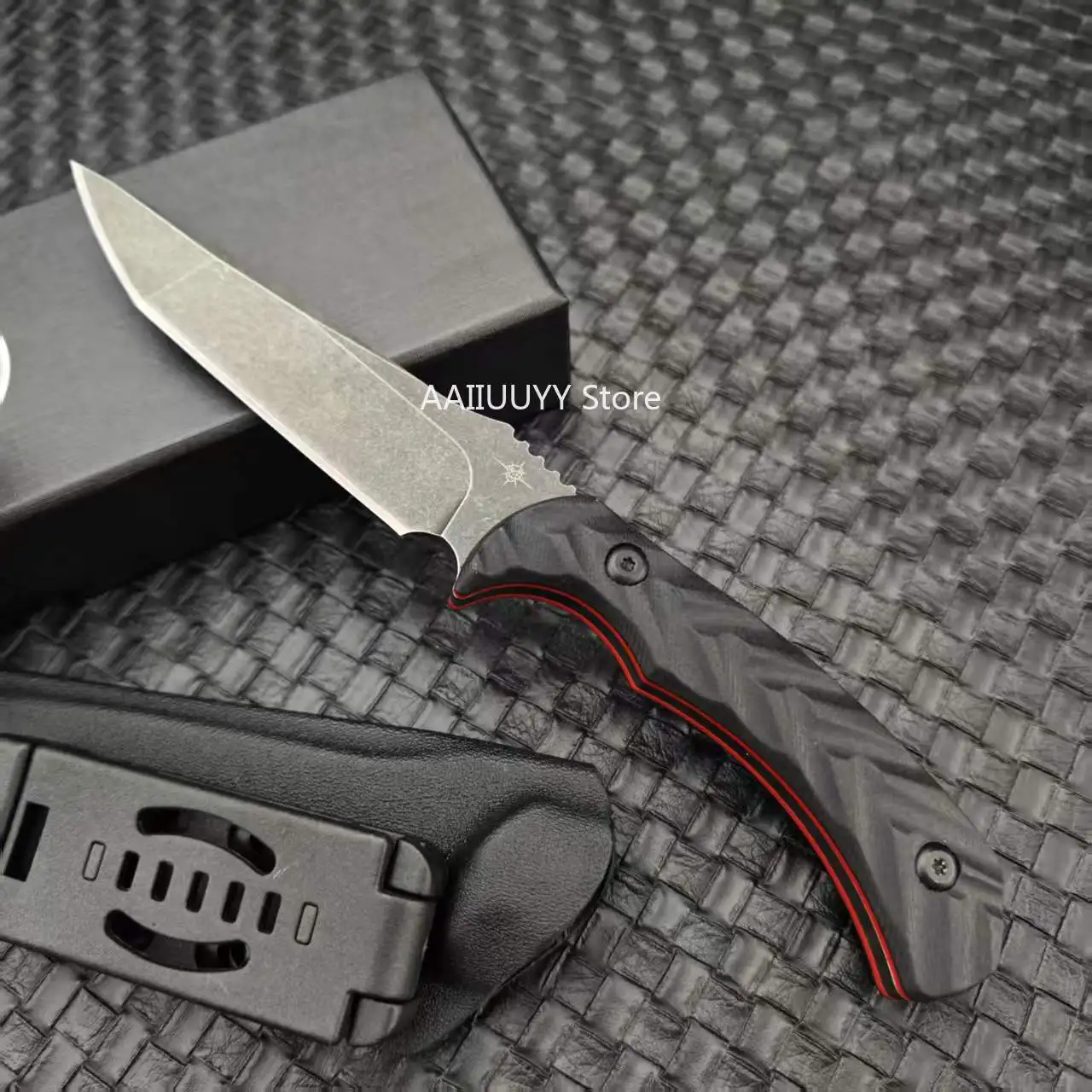 TOOR Utility Practical Jungle Hiking Fixed Blade Knife Campi