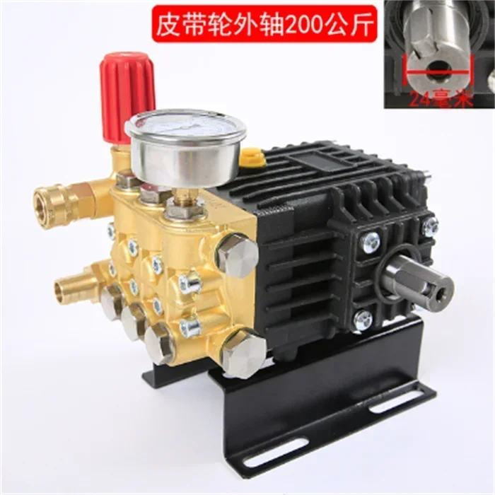 جهاز تنظيف يعمل بالضغط العالي مضخة غطاس ثلاثية النحاس 100-300bar 15-18LPM سوي لمحرك كهربائي محرك gaoline محرك diese