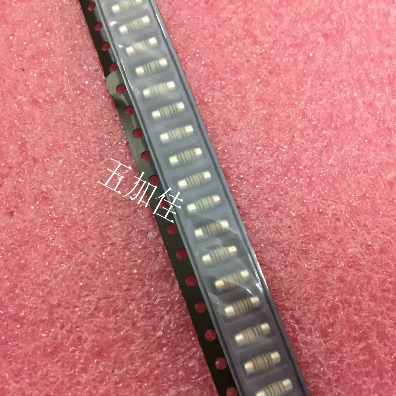 10-100pcs SMM02070C1003FBP00 SMM0207 100K 1% 1W imported color ring wafer resistor