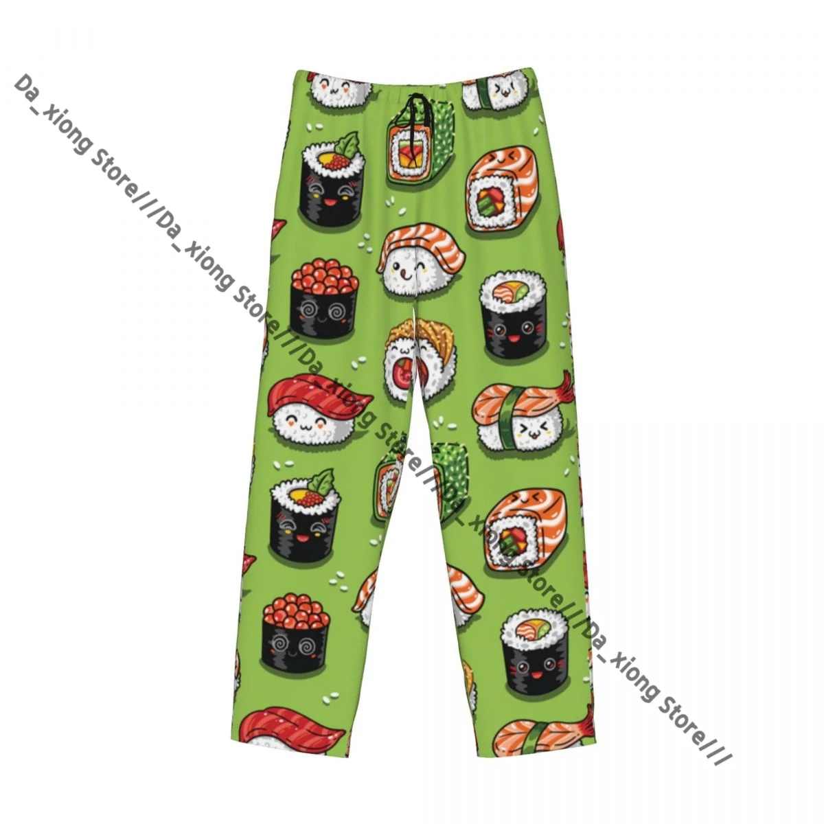 بنطلون نوم بيجامة كاجوال للرجال بنطال سوشي وساشيمي بنمط صالة فضفاض ملابس نوم مريحة #5