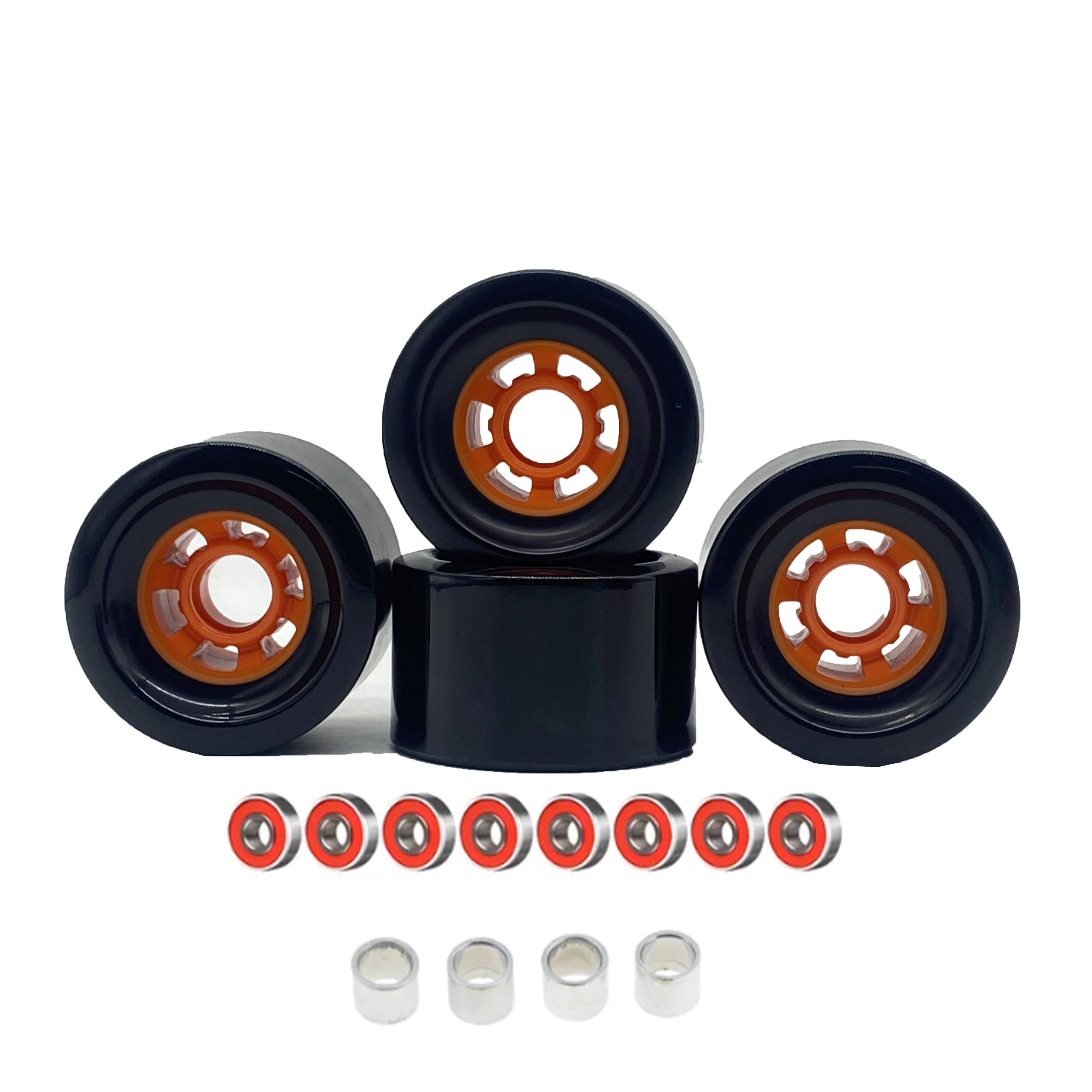 

DIY Electric Skateboard Longboards Wheel 83MM 90MM 9052 8352 pu for Cruising Carving Wheels 608rs Bearings Cored Classics Wheel