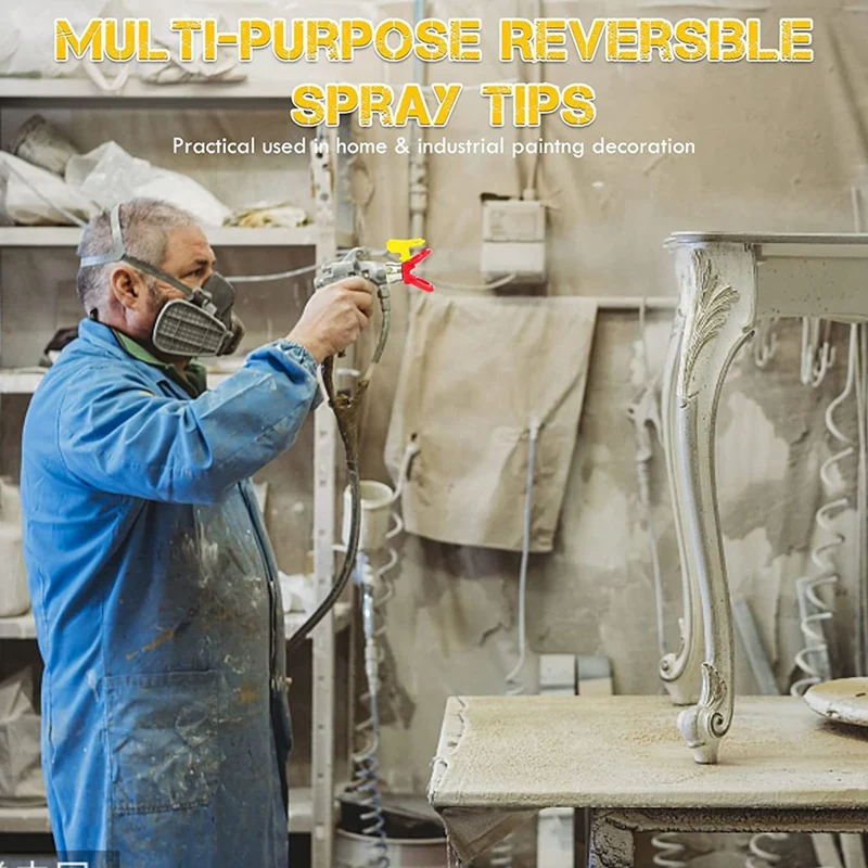 مجموعة فوهات دهان مضغوط ، نصائح رذاذ عكسها دهان مضغوط رشاش دهان فوهة نصائح الرش الرش الرش