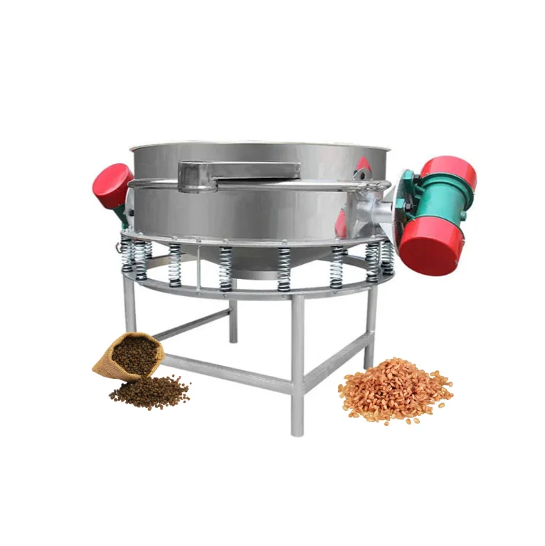 

Round Remove Impurity Vibration Sieve Direct Discharge Circular Vibrating Feeder Screen For Corn And Flour Powder