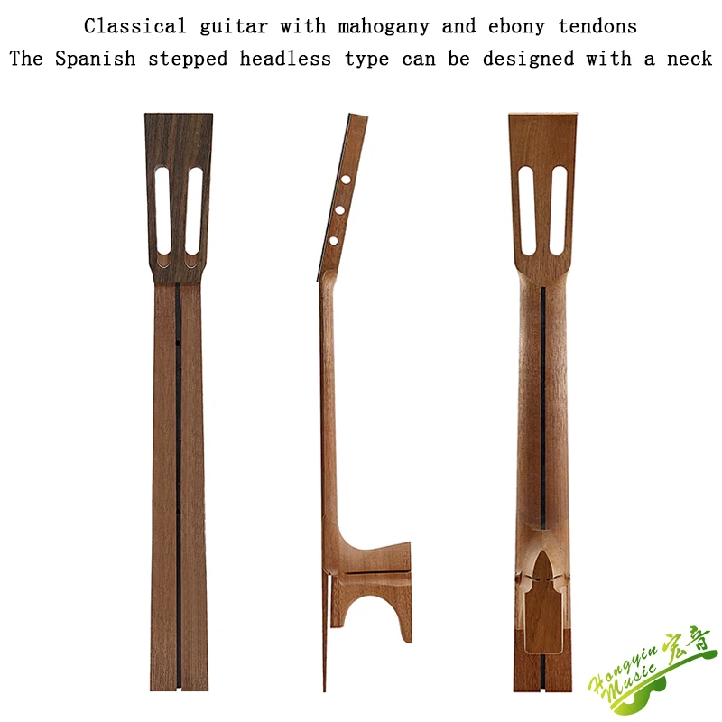 Manche de salariés classique en bois d\'ébène, manche en bois africain, peut être conçu avec un matériau espagnol, bricolage