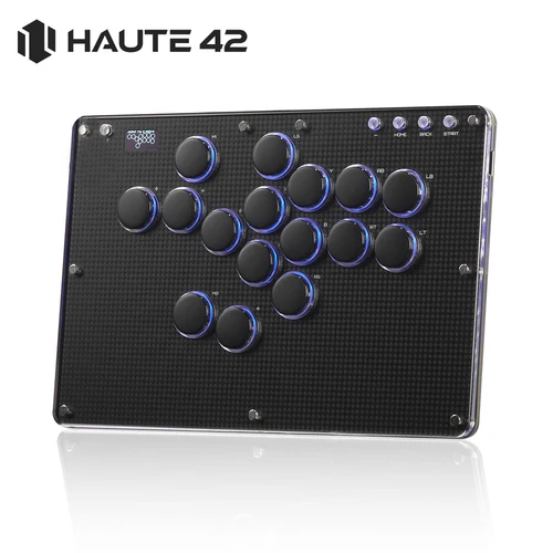 Controlador de palo Arcade sin adhesivo Haute42 T16-Texture, controlador sin palanca Hitbox para PC/PS4/PS5/Switch Arcade, teclado Hitbox