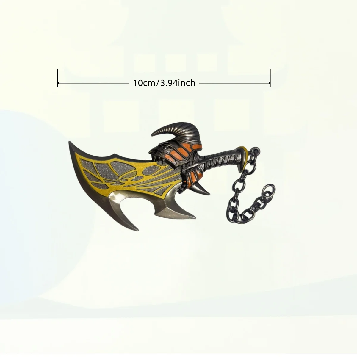 3.9 inch God of War Kratos Metalen Katana Zwaard Ninja Mes Originele Samurai Sabel Japanse Katana Cosplay Accessoires Prop Speelgoed