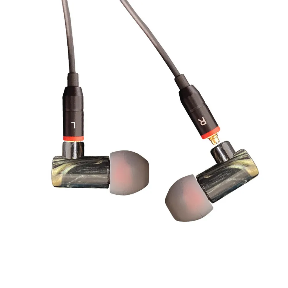 FENGRU WT2 In Ear Resin Full Frequency Balanced Armature Earphone Sleep Headphone HiFi Audiophile MMCX Detachable